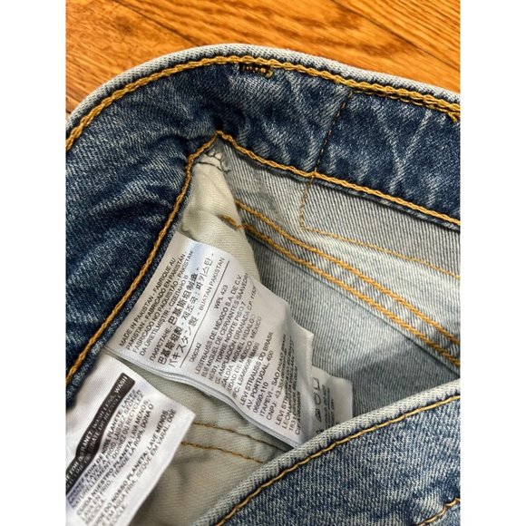 Levi's 511 Jeans Men's Sz 29x30 Slim Fit Straight Leg Blue Distress Denim Pants - Picture 3 of 5